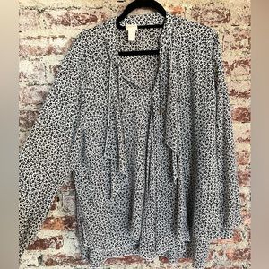 Chicos Animal Print Blouse